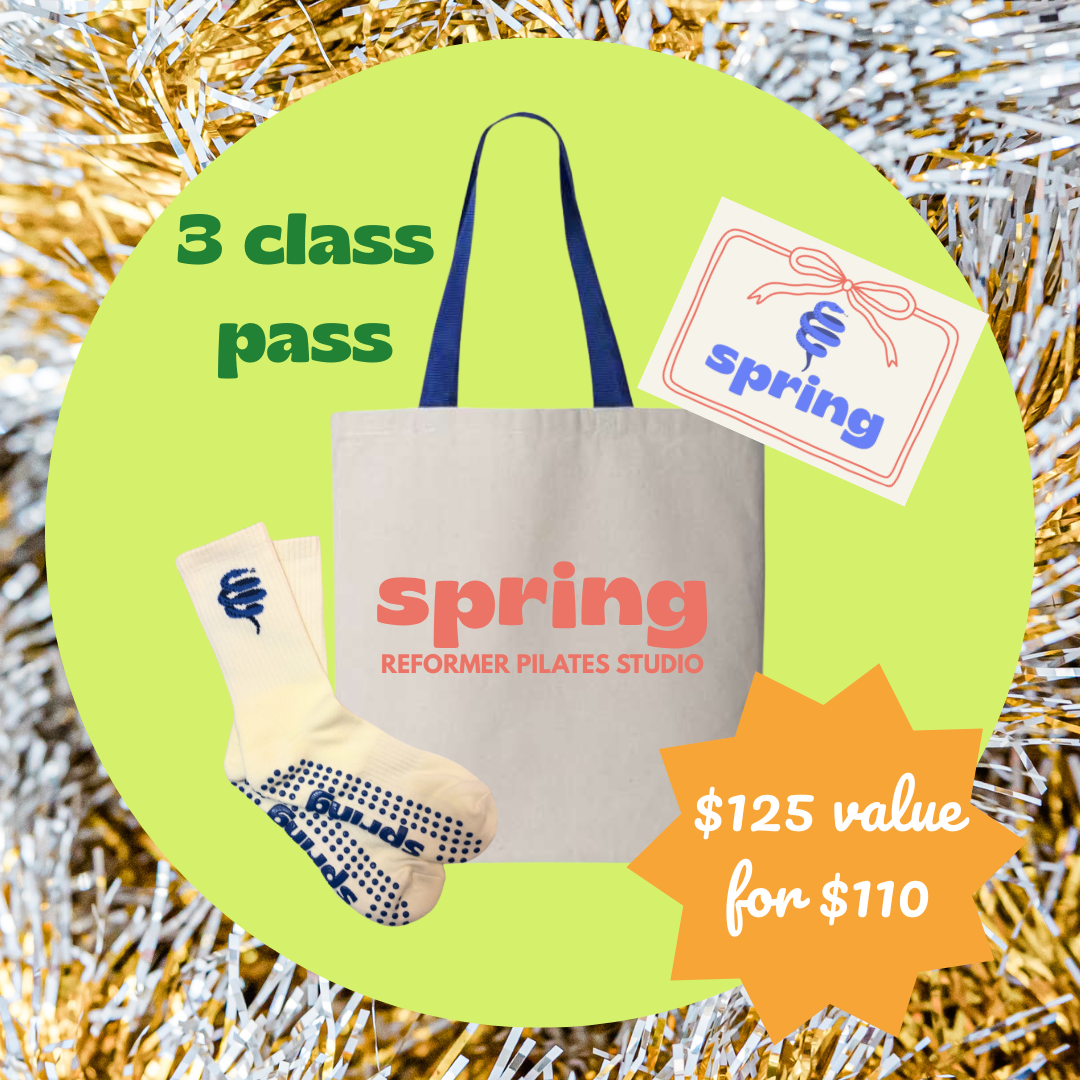 SPRING 3 class pass Gift Pack