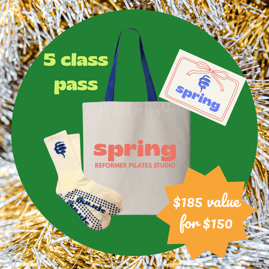 SPRING 5 class pass Gift Pack